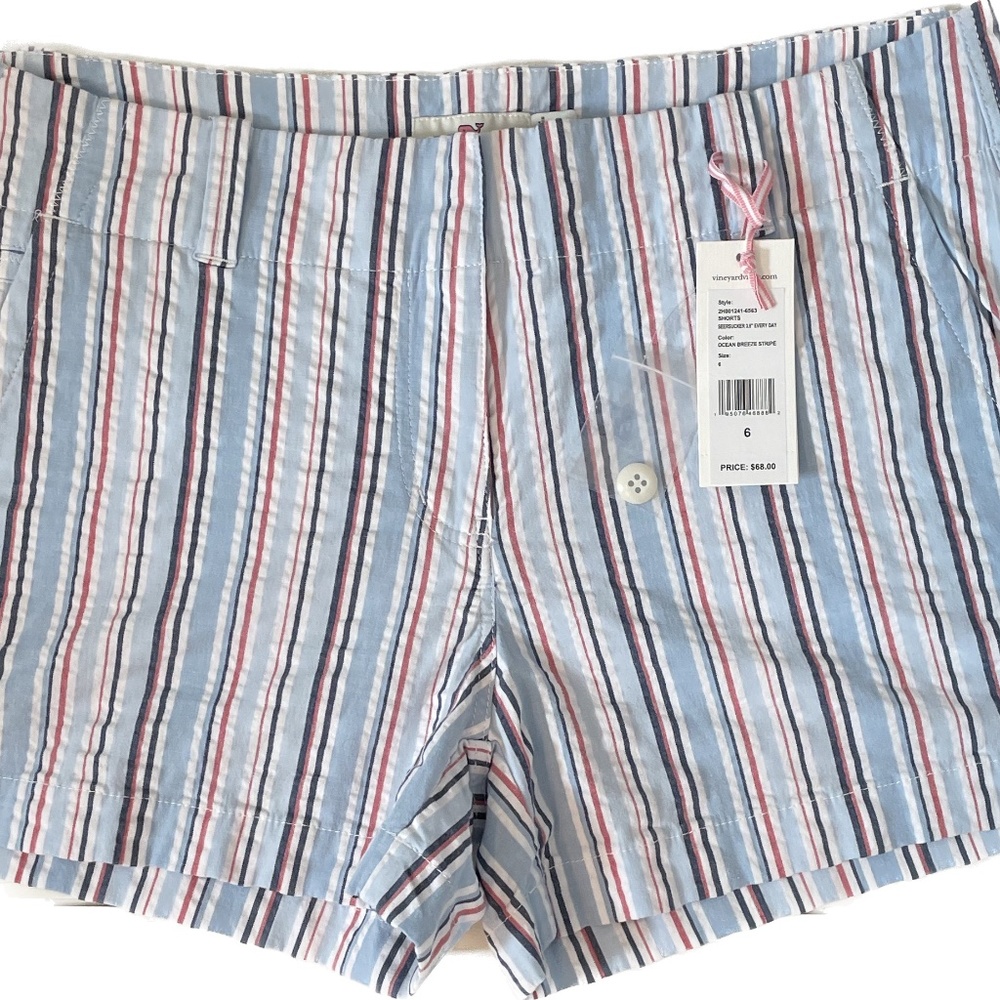 Vineyard Vines Seersucker 3.5" Every Day Striped Short